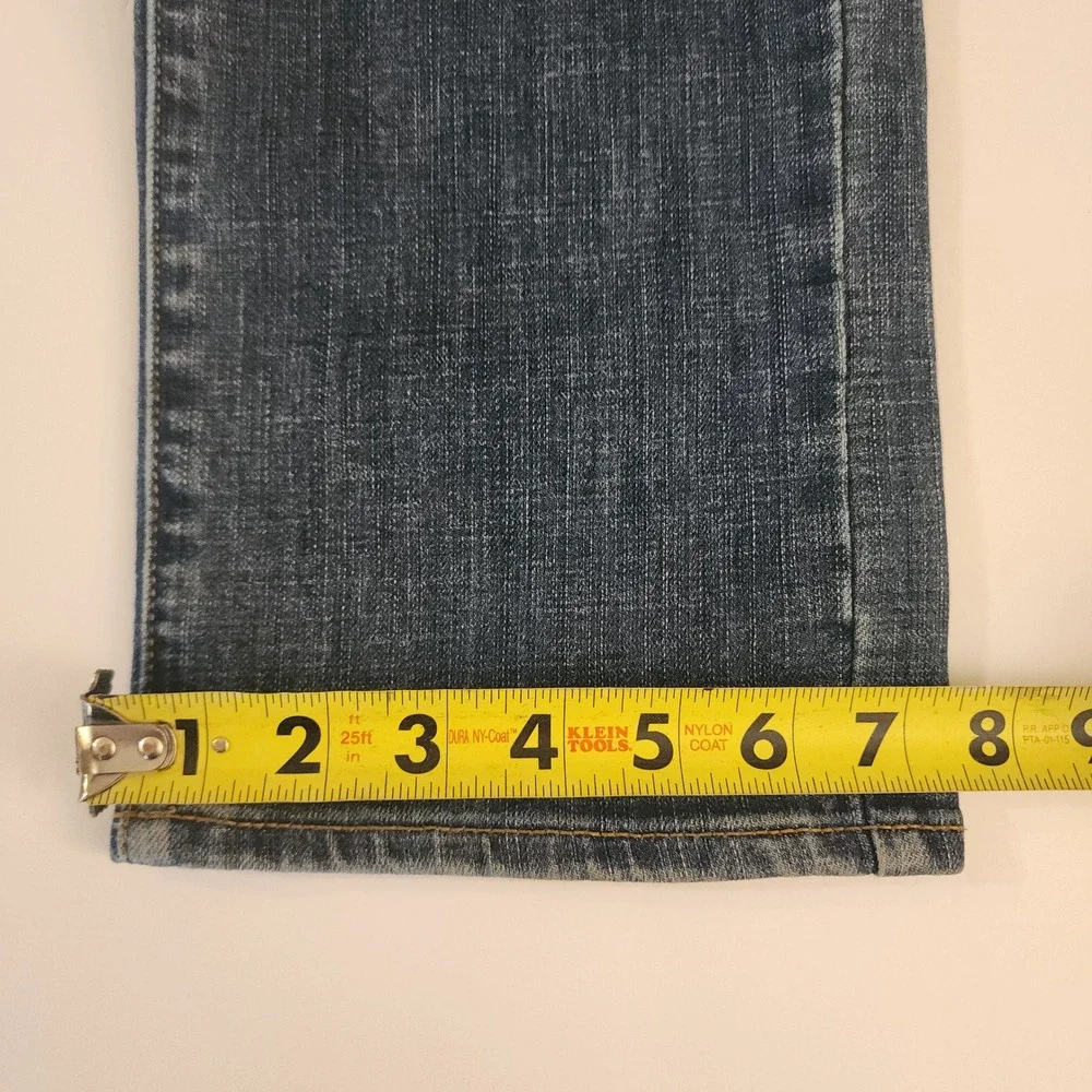 D55 Lucky Brand 410 Athletic‎ Slim Mens Jeans Blue Denim 32x32 Distressed